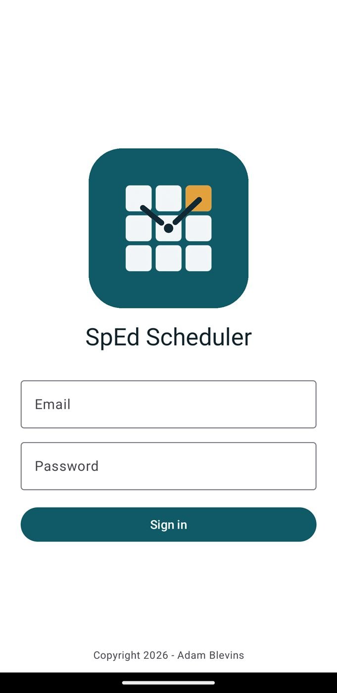 SPED Scheduler screenshot 4